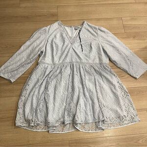 NEW JessaKae x Leah Ryder Felicia Dress Blue Lace A-Line Size 6X